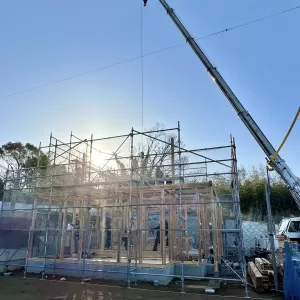 【上棟しました！】長崎県 諫早市 平山町 注文住宅K様邸✨のサムネイル